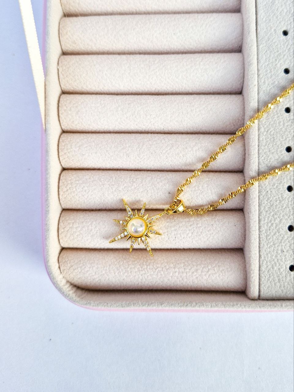 CADENA ESTRELLA PERLA
