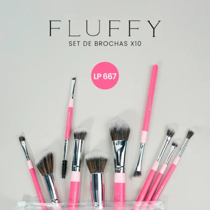 Brochas Fluffy x10 - Montoc
